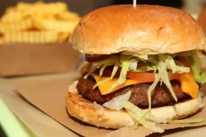 A Beyond Burger at a fast food restaurant in Berlin, Germany. Adam Berry/Getty Images